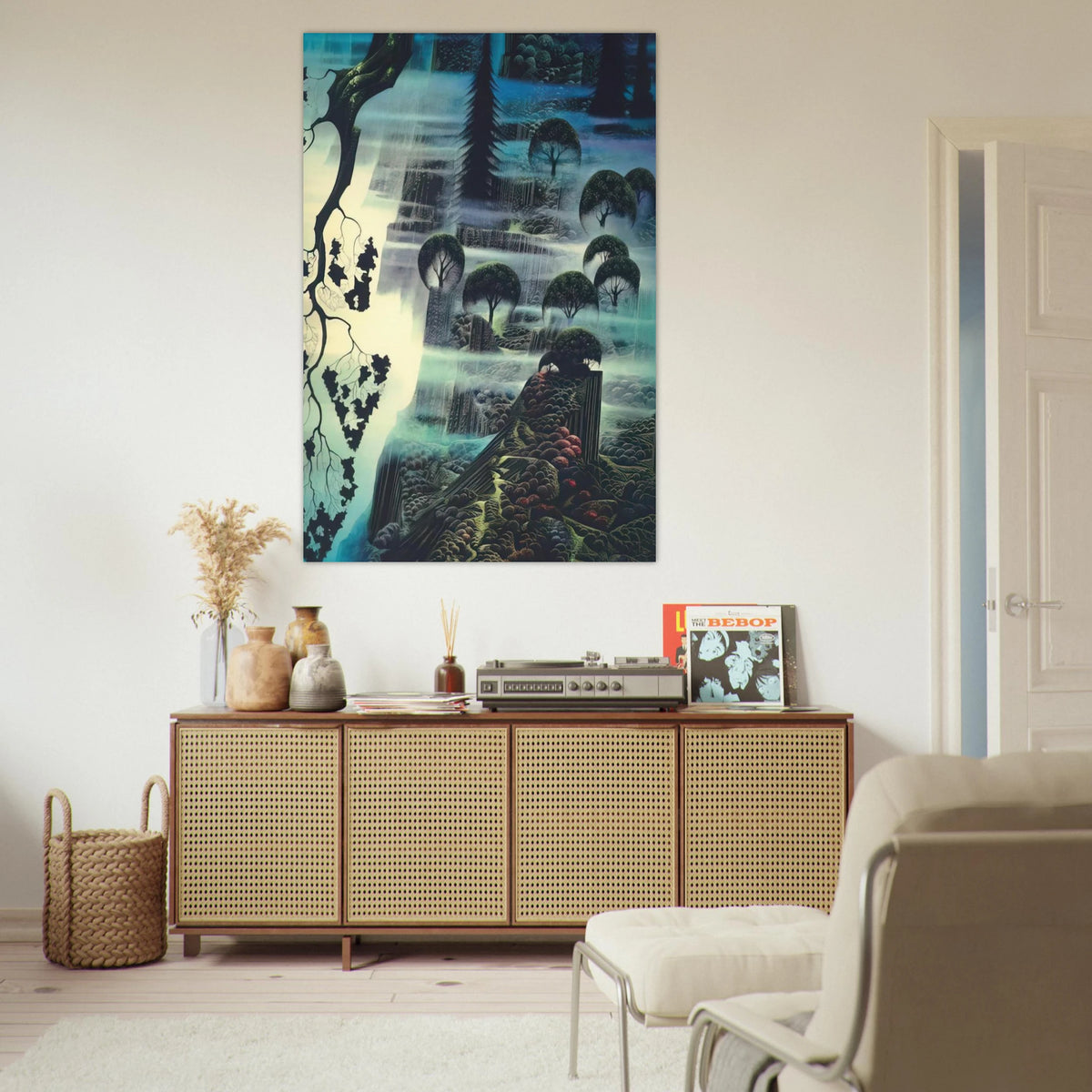 Surf Wind and Fog Poster | Eyvind Earle Poster | Eyvind Earle Prints