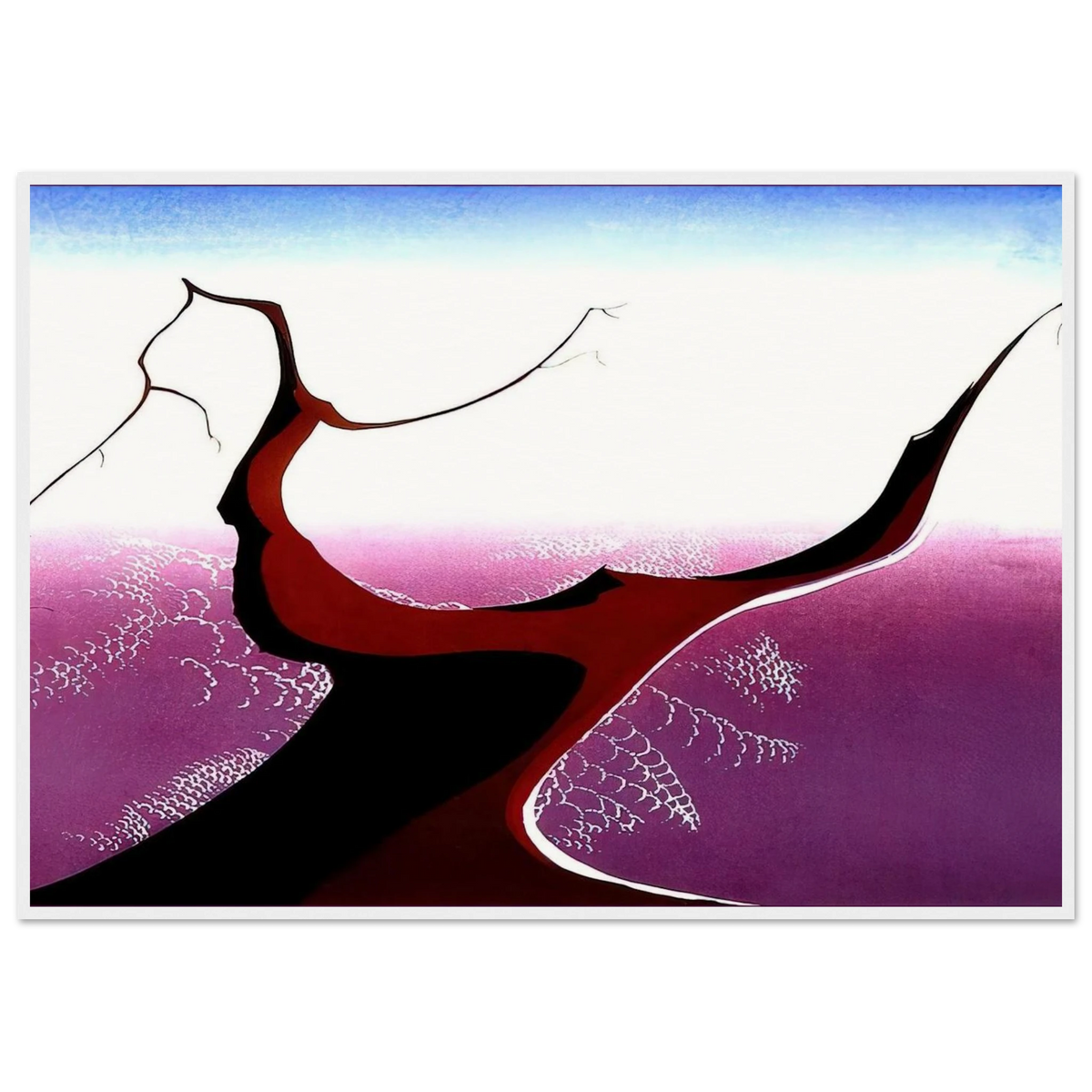 Desert Tree Framed Poster | Eyvind Earle Framed Prints Wall Art | Eyvind Earle Prints