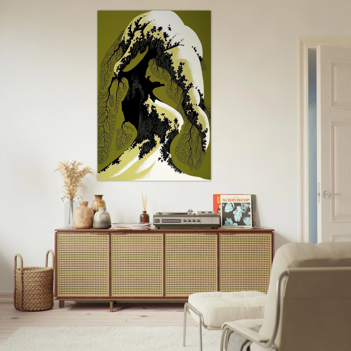 Snow Laden Poster | Eyvind Earle Poster | Eyvind Earle Prints