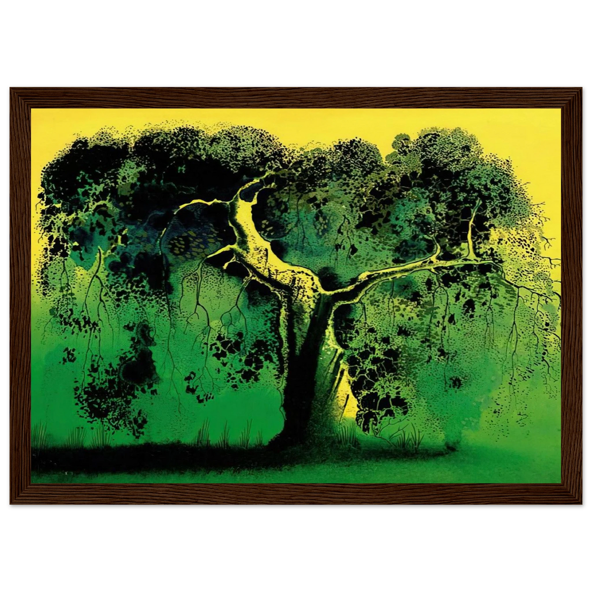 Sycamore Framed Poster | Eyvind Earle Framed Prints Wall Art | Eyvind Earle Prints