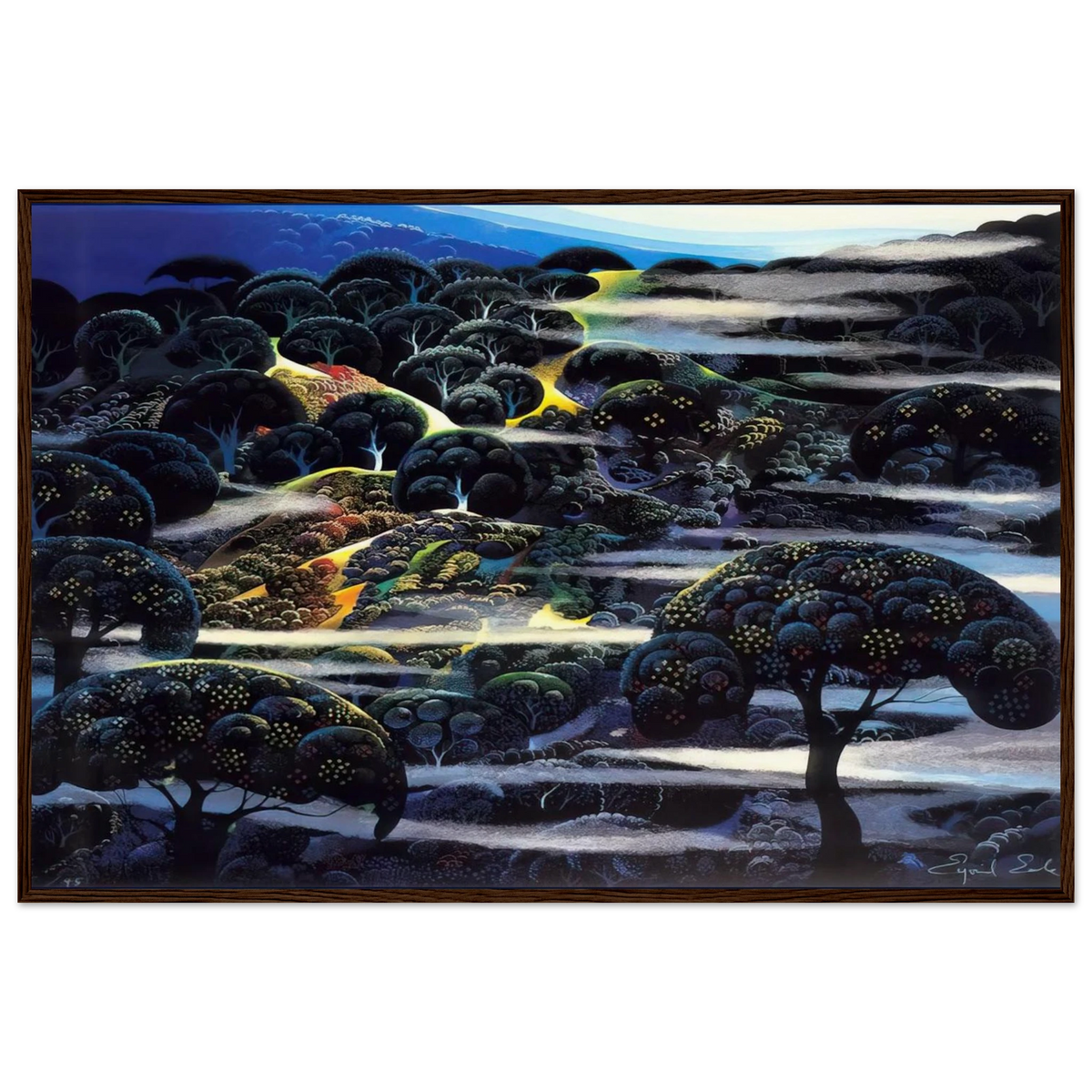 Garden of Eden Framed Poster | Eyvind Earle Framed Prints Wall Art | Eyvind Earle Prints