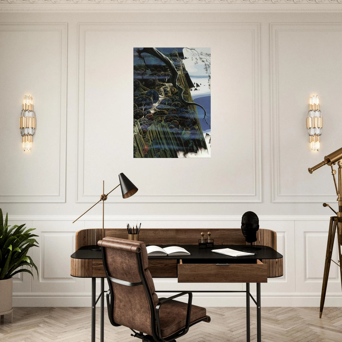 From Out of the Sea Canvas | Eyvind Earle Canvas | Eyvind Earle Prints