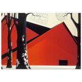 The Great Red Barn Poster | Eyvind Earle Poster | Eyvind Earle Prints