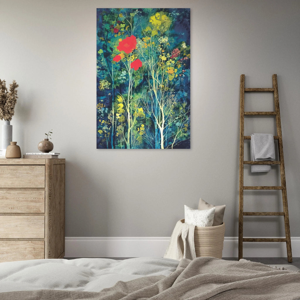 Poppies and Flowers Poster | Eyvind Earle Poster | Eyvind Earle Prints