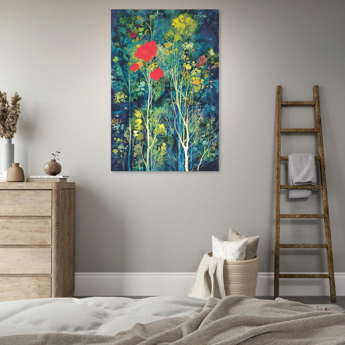 Poppies and Flowers Poster | Eyvind Earle Poster | Eyvind Earle Prints