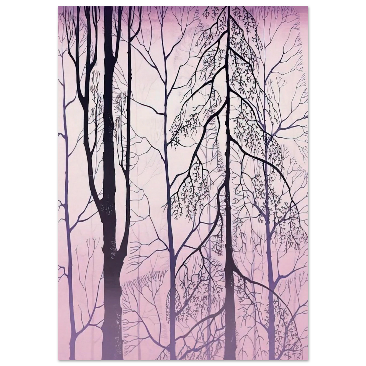 Winter woods Poster | Eyvind Earle Poster | Eyvind Earle Prints