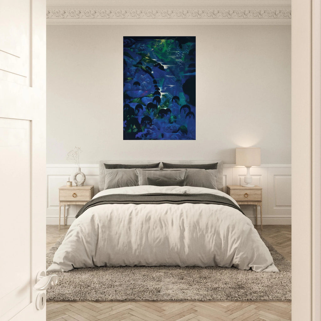Beneath an Emerald Sky Canvas | Eyvind Earle Canvas | Eyvind Earle Prints