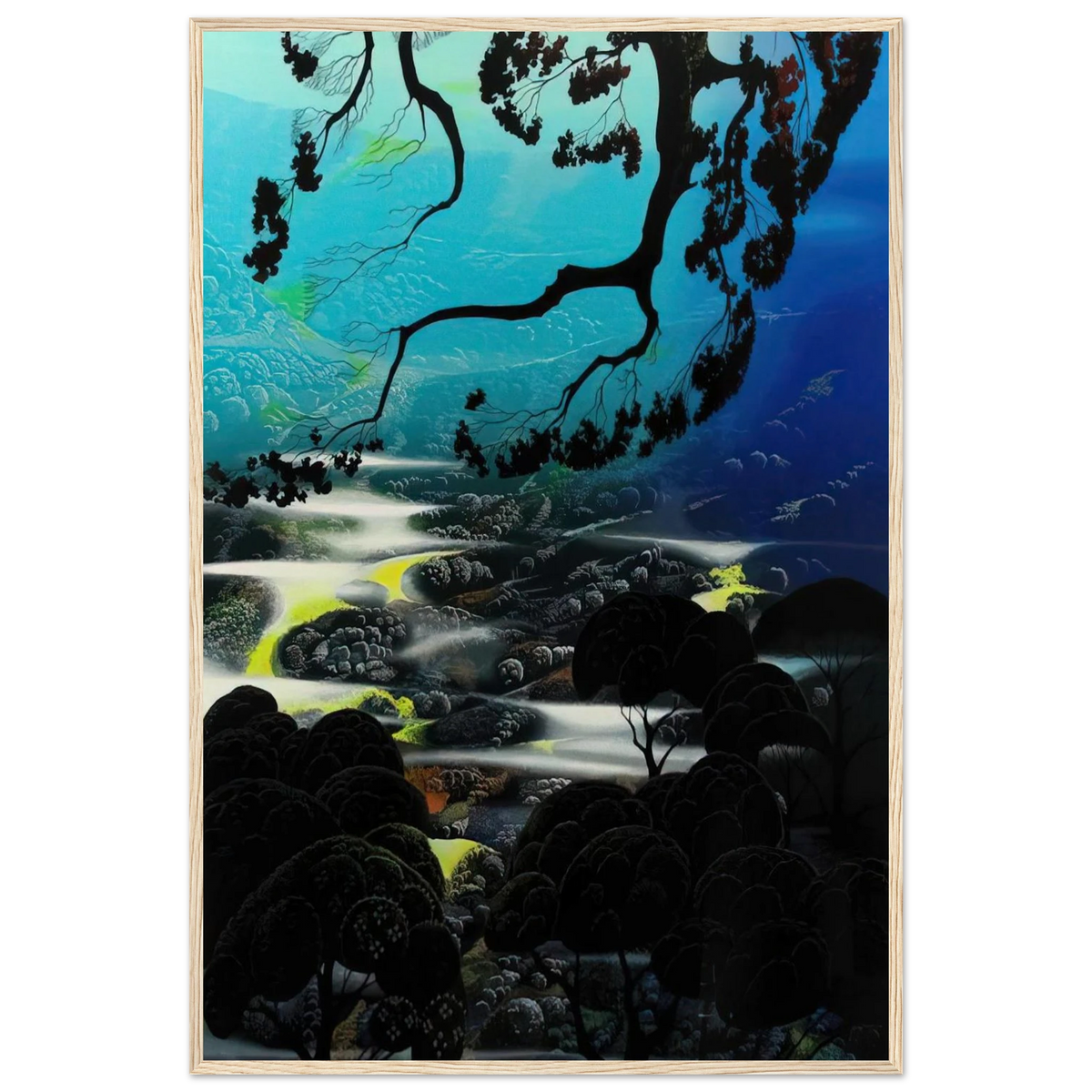 Days End Framed Poster | Eyvind Earle Framed Prints Wall Art | Eyvind Earle Prints