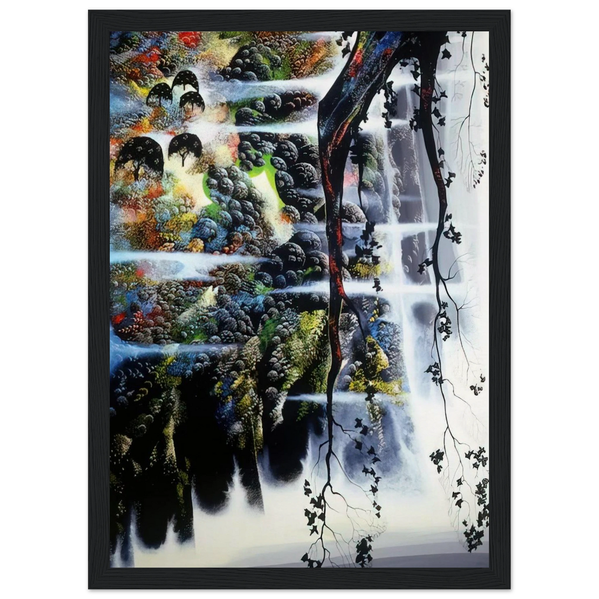 Seaside Wilderness Framed Poster | Eyvind Earle Framed Prints Wall Art | Eyvind Earle Prints