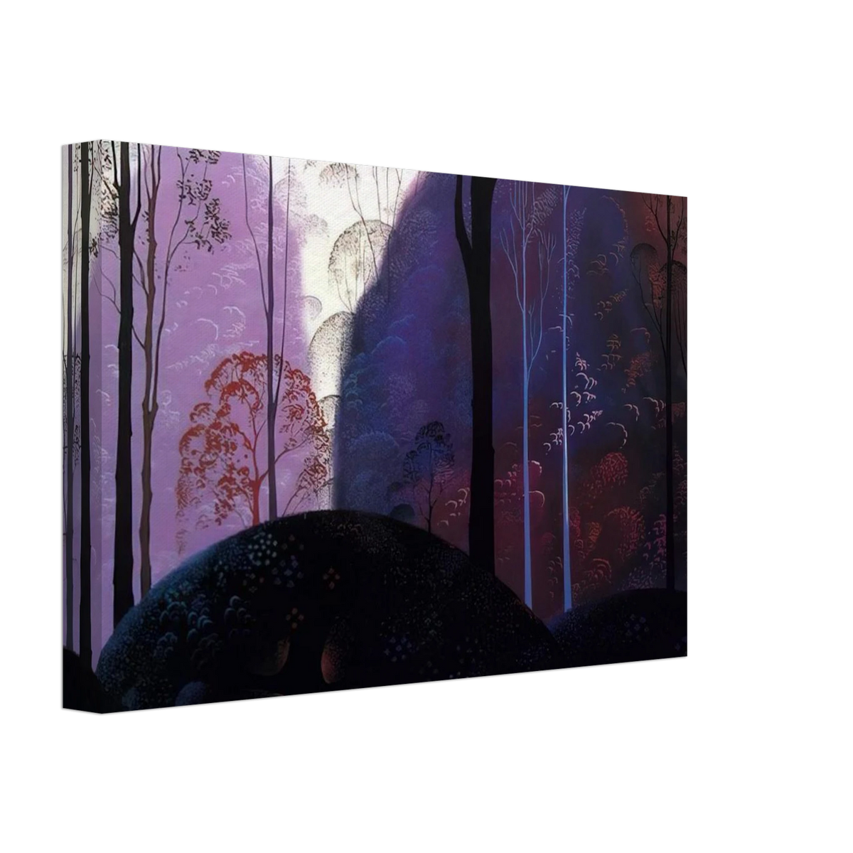 Mauve Redand Purple Canvas | Eyvind Earle Canvas | Eyvind Earle Prints