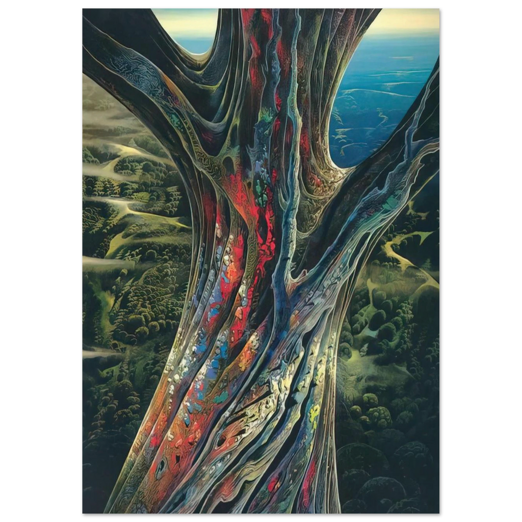 The Great Jewel Tree Poster | Eyvind Earle Poster | Eyvind Earle Prints