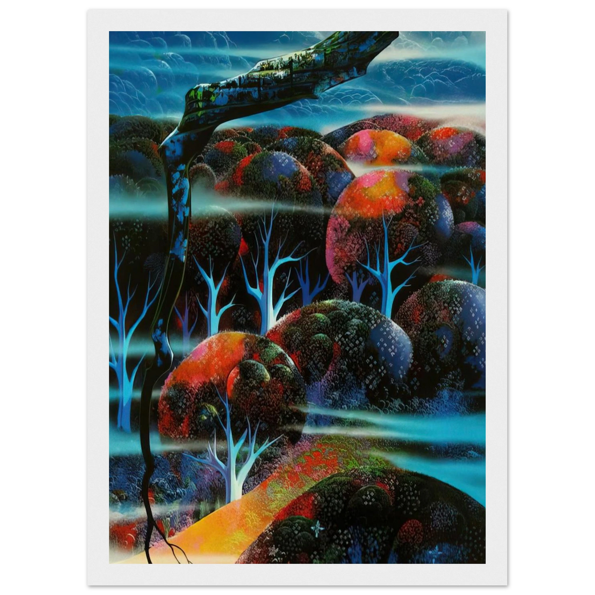 Toccata and Fugue Framed Poster | Eyvind Earle Framed Prints Wall Art | Eyvind Earle Prints