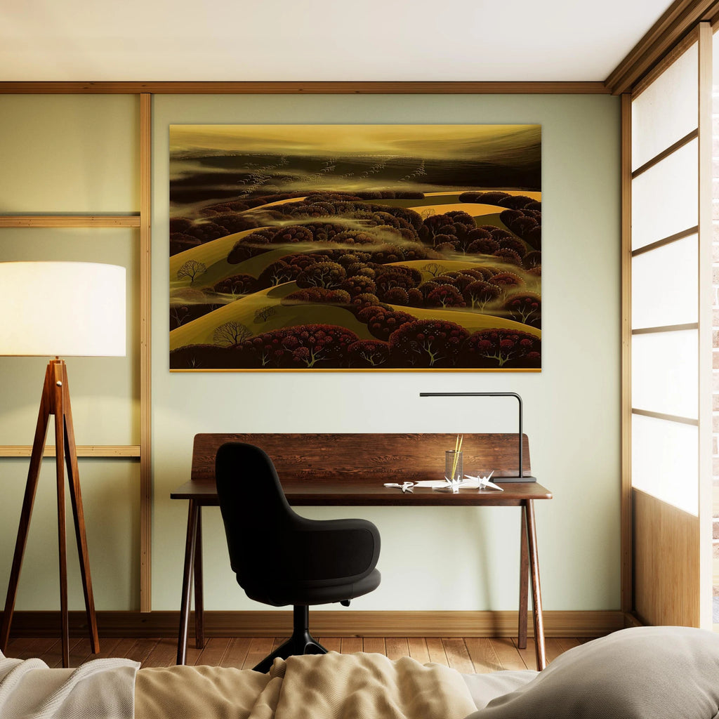 When the Fog Rolls In Poster | Eyvind Earle Poster | Eyvind Earle Prints