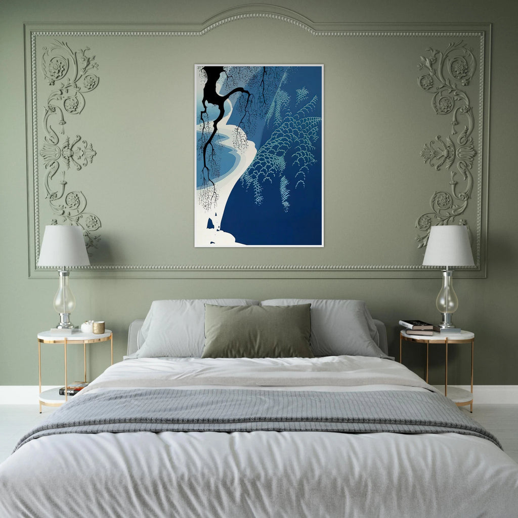 Big Sur and Branch Framed Poster | Eyvind Earle Framed Prints Wall Art | Eyvind Earle Prints