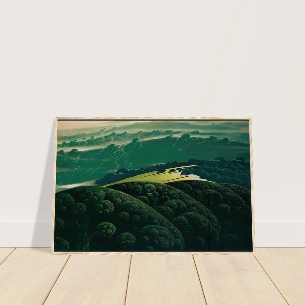 Morning Fog Framed Poster | Eyvind Earle Framed Prints Wall Art | Eyvind Earle Prints