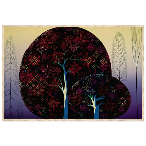 A Tree Poem Framed Poster | Eyvind Earle Framed Prints Wall Art | Eyvind Earle Prints