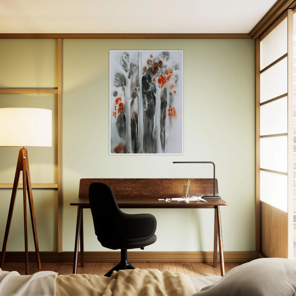 Autumn Forest Framed Poster | Eyvind Earle Framed Prints Wall Art | Eyvind Earle Prints