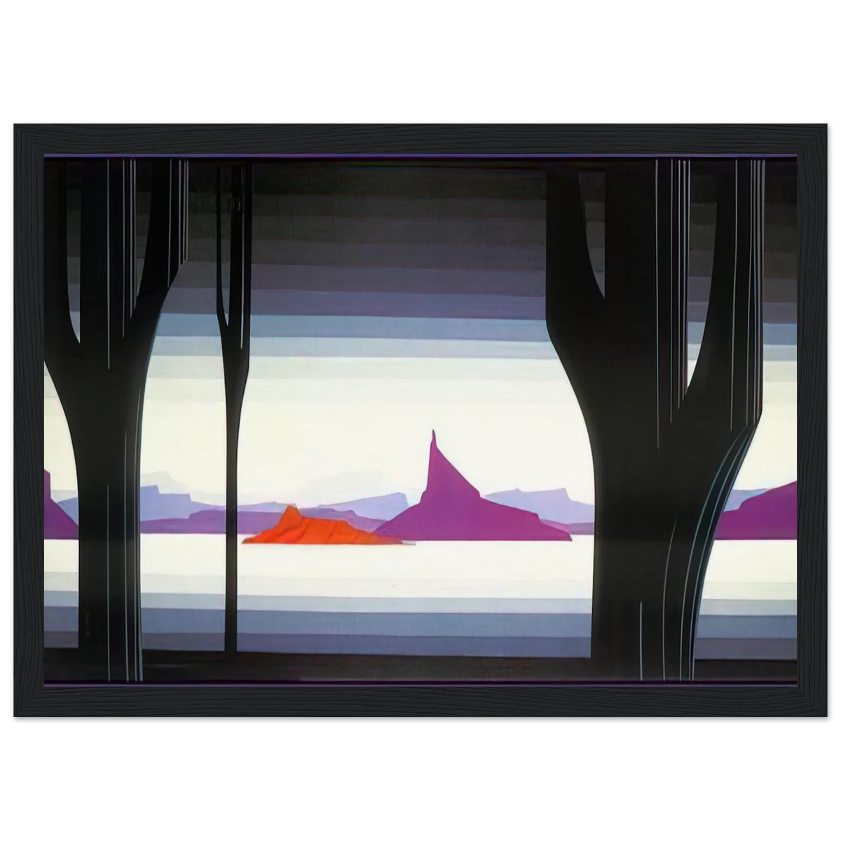 Saguaro Framed Poster | Eyvind Earle Framed Prints Wall Art | Eyvind Earle Prints