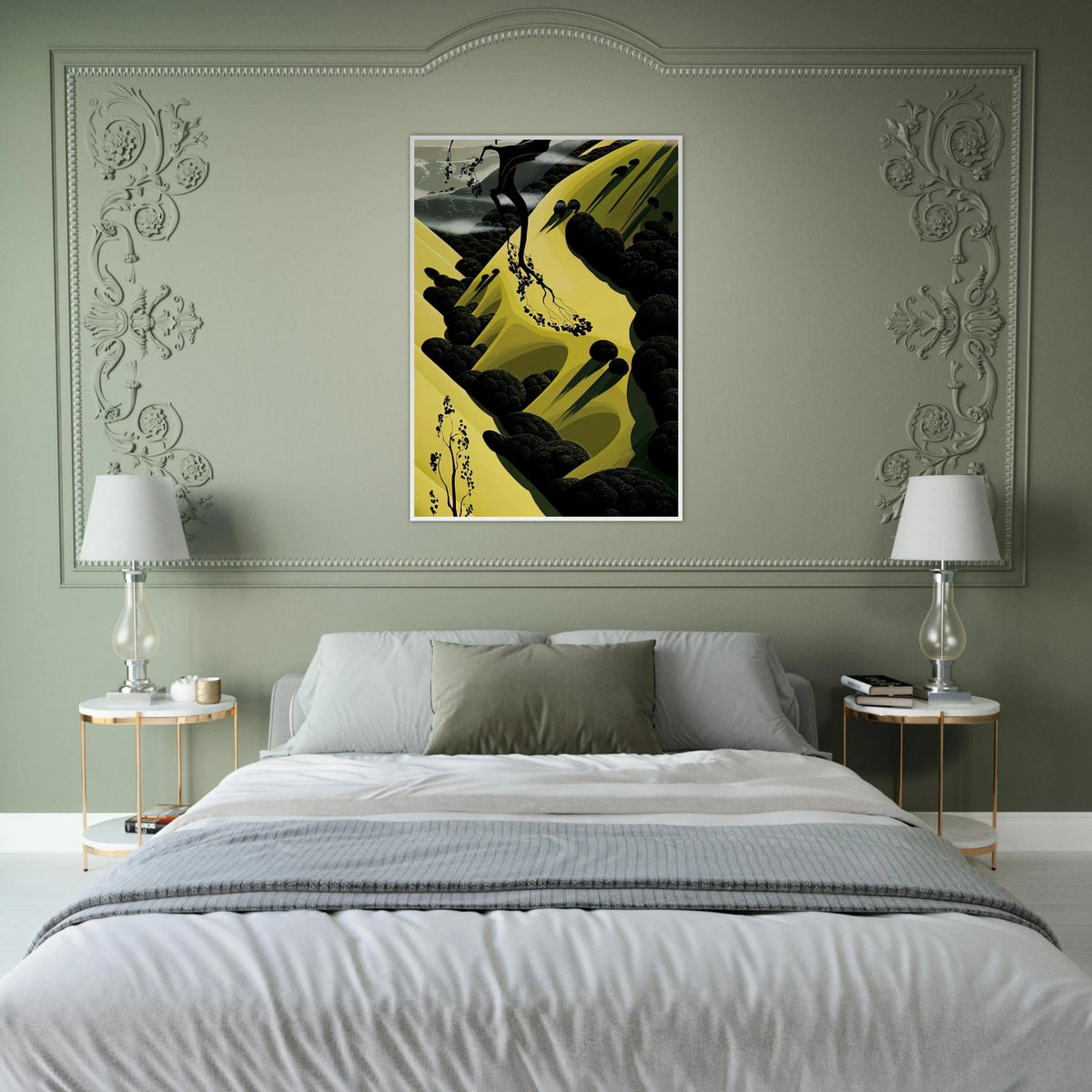 High Country Valley Framed Poster | Eyvind Earle Framed Prints Wall Art | Eyvind Earle Prints