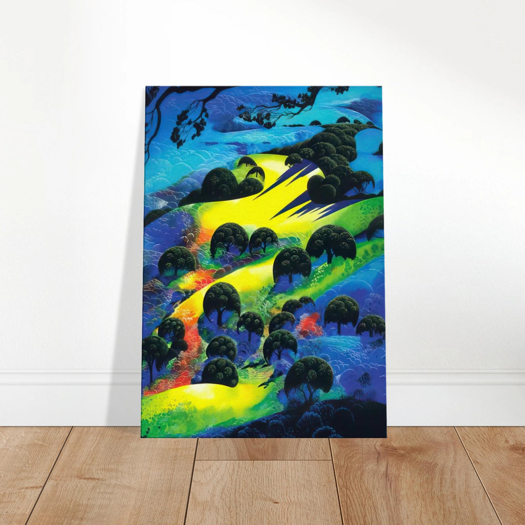 Fading Sunset Flame Canvas | Eyvind Earle Canvas | Eyvind Earle Prints