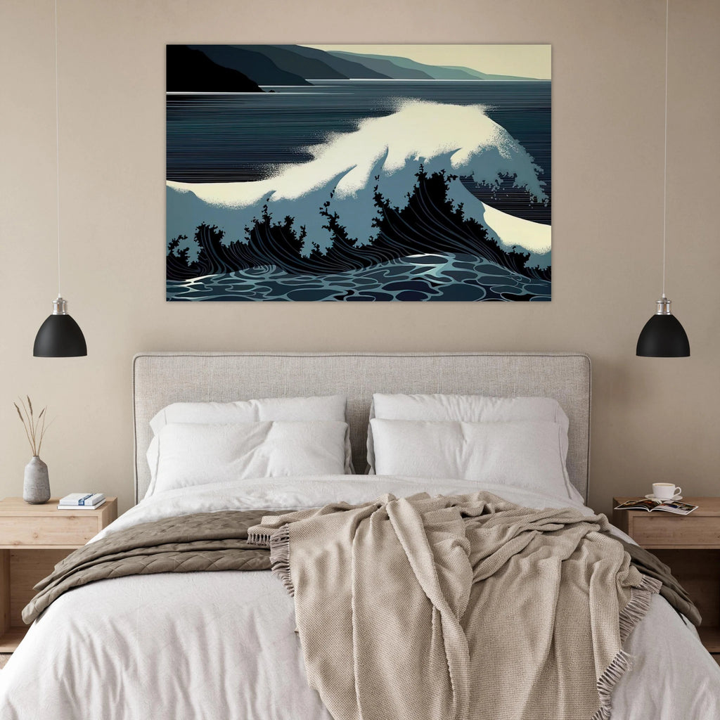 A Sounding of Surf Poster | Eyvind Earle Poster | Eyvind Earle Prints