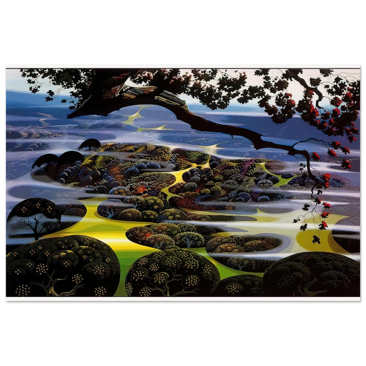 Mystic Mountain Poster | Eyvind Earle Poster | Eyvind Earle Prints
