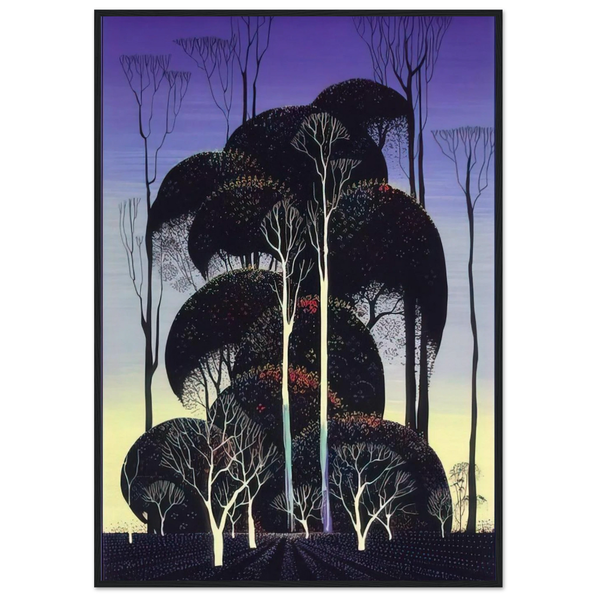 Forest Arabesque Framed Poster | Eyvind Earle Framed Prints Wall Art | Eyvind Earle Prints