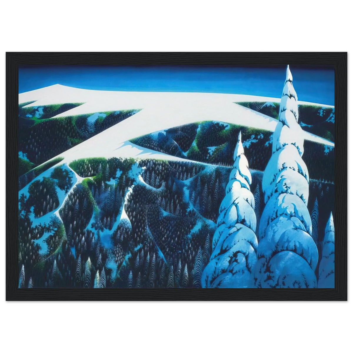 Sangre De Cristo Range Framed Poster | Eyvind Earle Framed Prints Wall Art | Eyvind Earle Prints