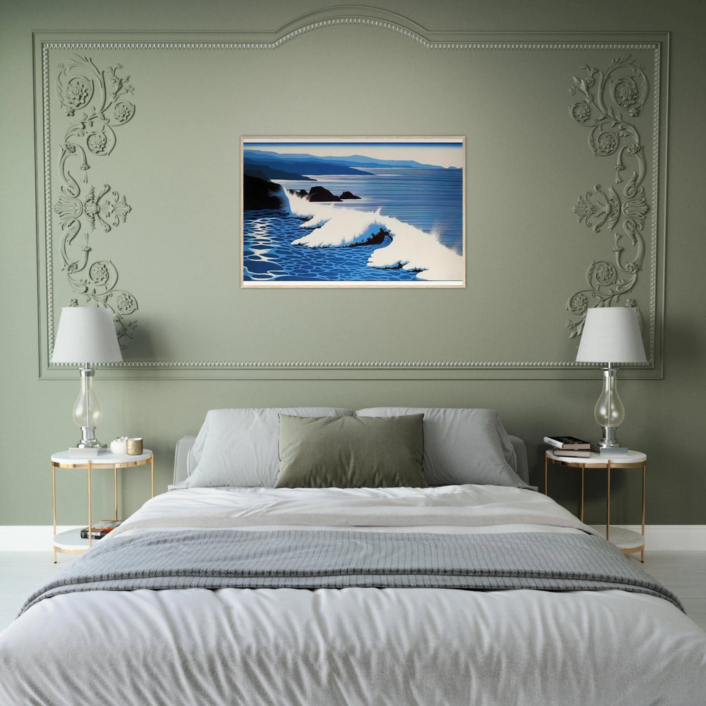 The Wave Framed Poster | Eyvind Earle Framed Prints Wall Art | Eyvind Earle Prints
