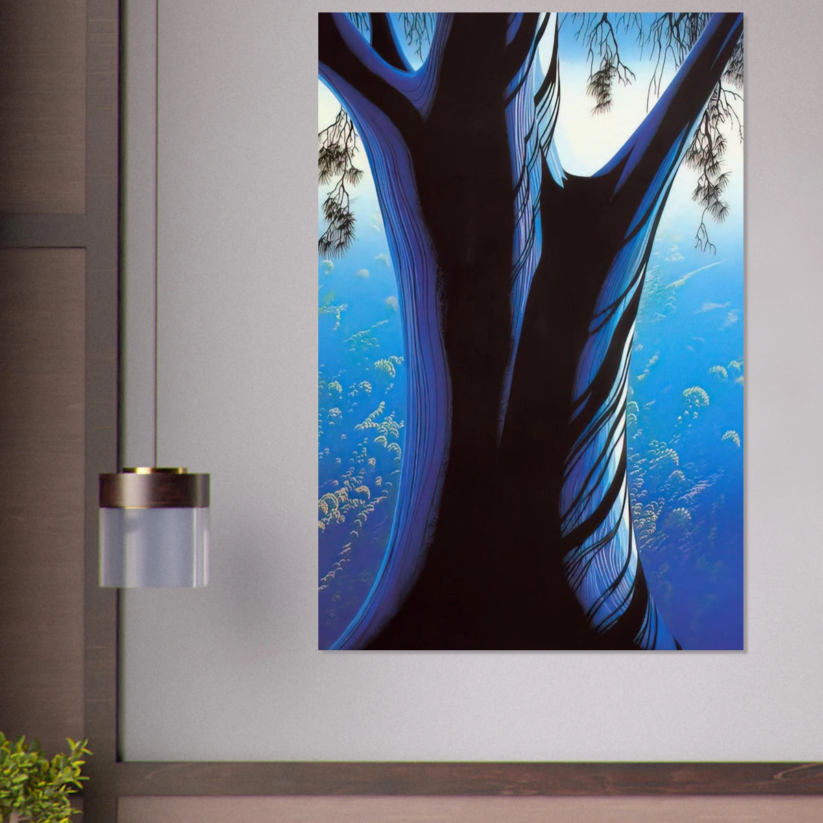 Blue Pine Poster | Eyvind Earle Poster | Eyvind Earle Prints