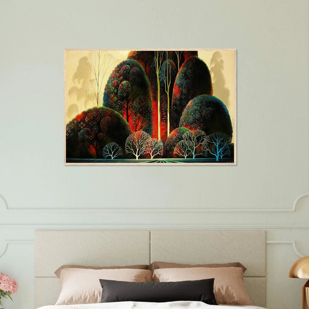 California Orchid Framed Poster | Eyvind Earle Framed Prints Wall Art | Eyvind Earle Prints