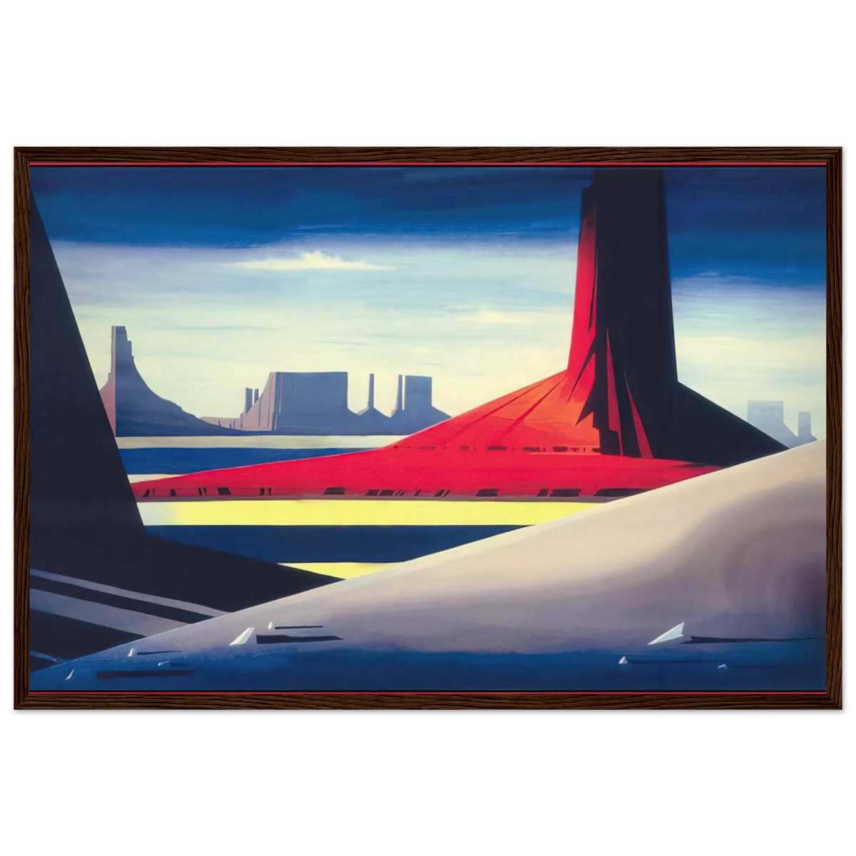 Monument Valley Framed Poster | Eyvind Earle Framed Prints Wall Art | Eyvind Earle Prints