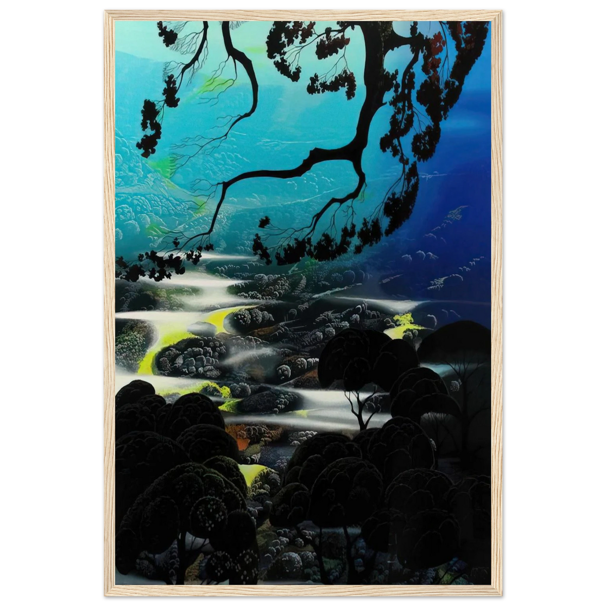 Days End Framed Poster | Eyvind Earle Framed Prints Wall Art | Eyvind Earle Prints