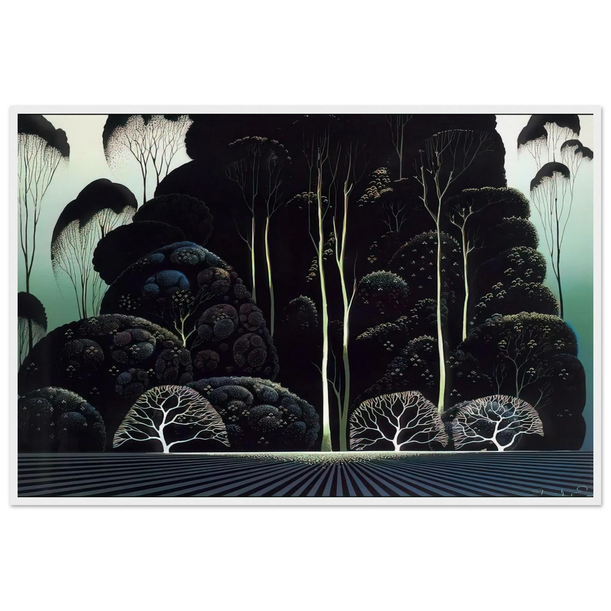 Eucalyptus Framed Poster | Eyvind Earle Framed Prints Wall Art | Eyvind Earle Prints