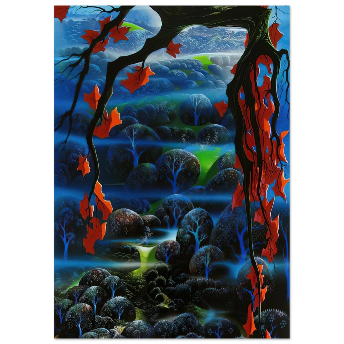 Valley of Dreams Poster | Eyvind Earle Poster | Eyvind Earle Prints