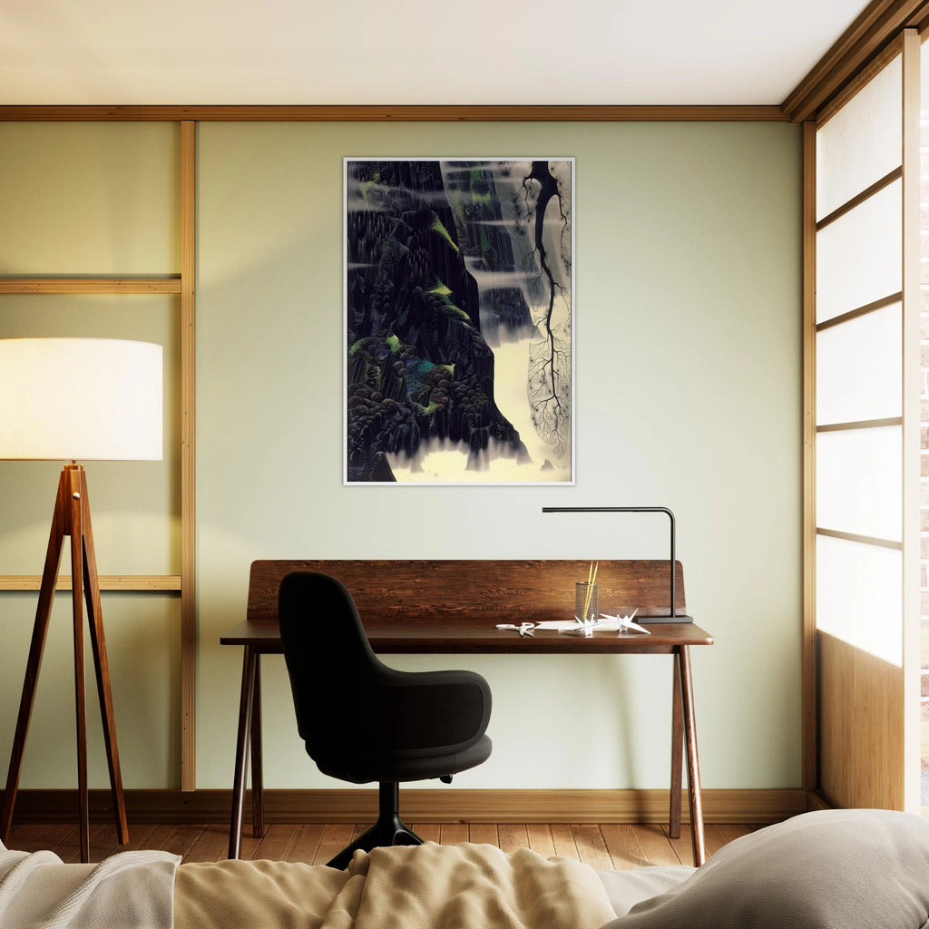 Gray Dawn Framed Poster | Eyvind Earle Framed Prints Wall Art | Eyvind Earle Prints