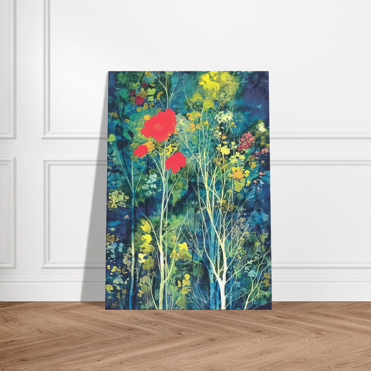 Poppies and Flowers Canvas | Eyvind Earle Canvas | Eyvind Earle Prints