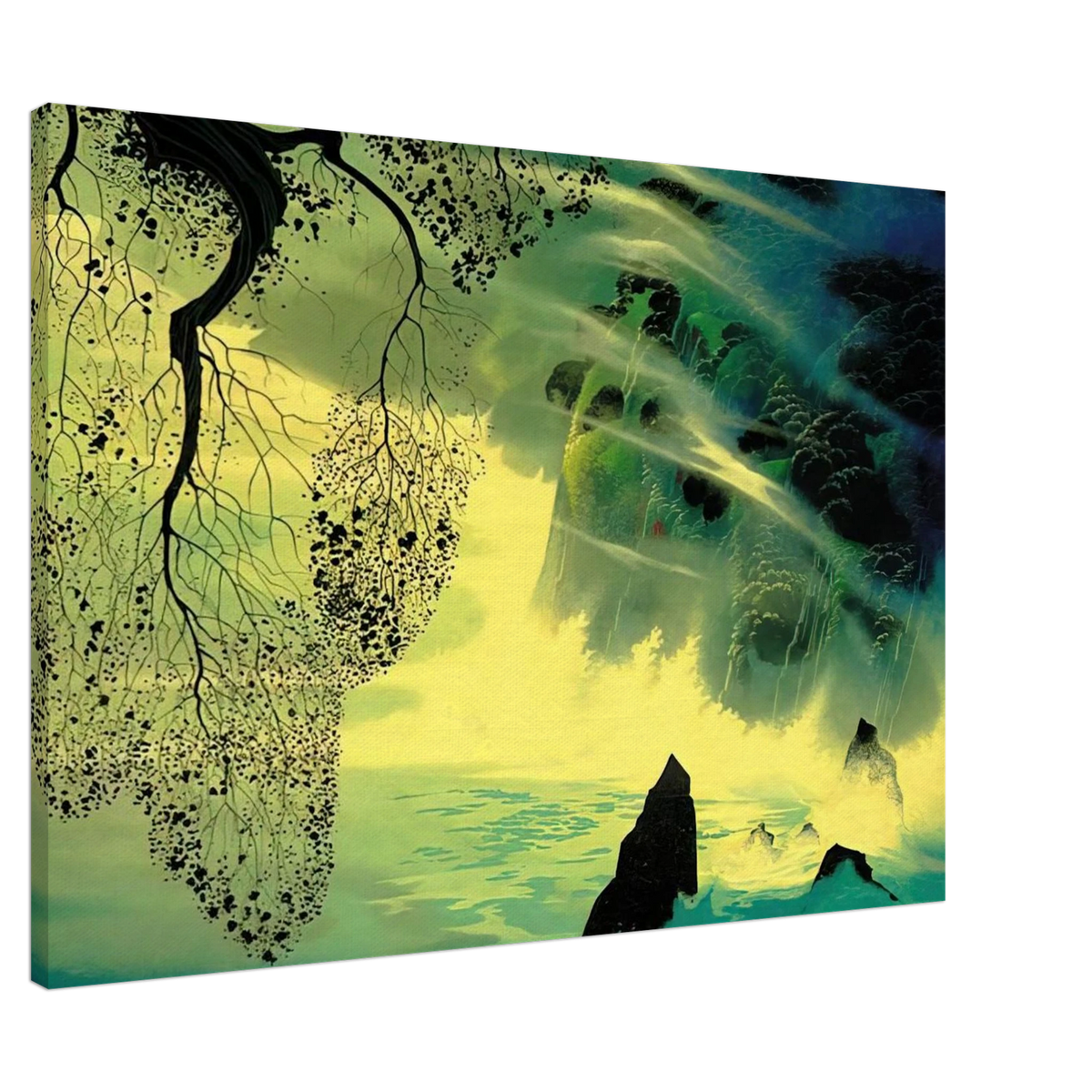 A Swirl of Fog Canvas | Eyvind Earle Canvas | Eyvind Earle Prints