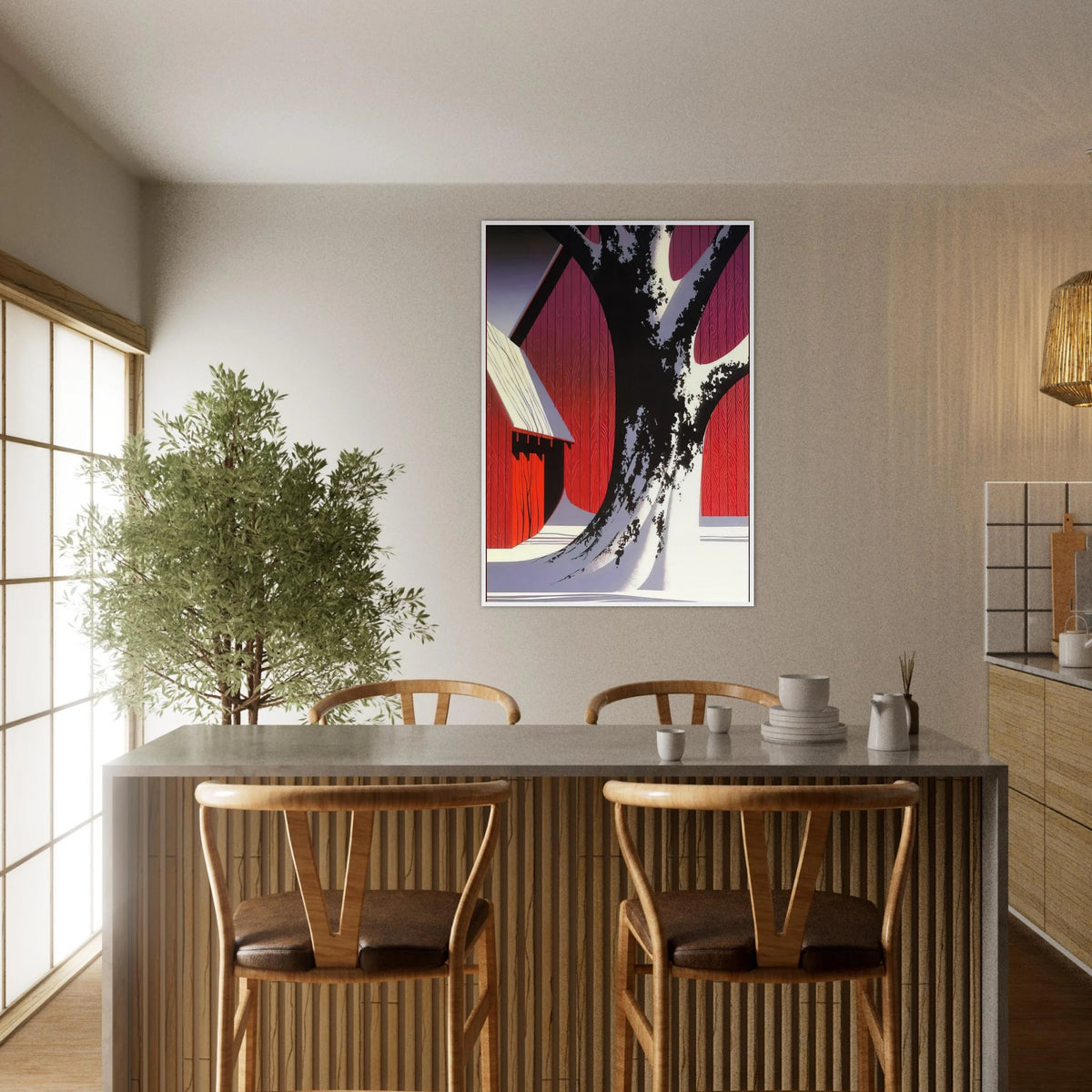 Ruby Framed Poster | Eyvind Earle Framed Prints Wall Art | Eyvind Earle Prints