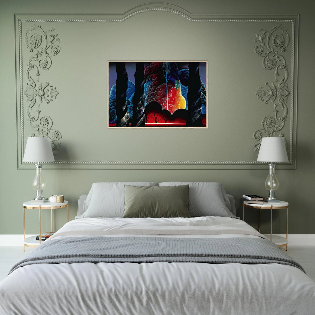 Forest Symphony Framed Poster | Eyvind Earle Framed Prints Wall Art | Eyvind Earle Prints