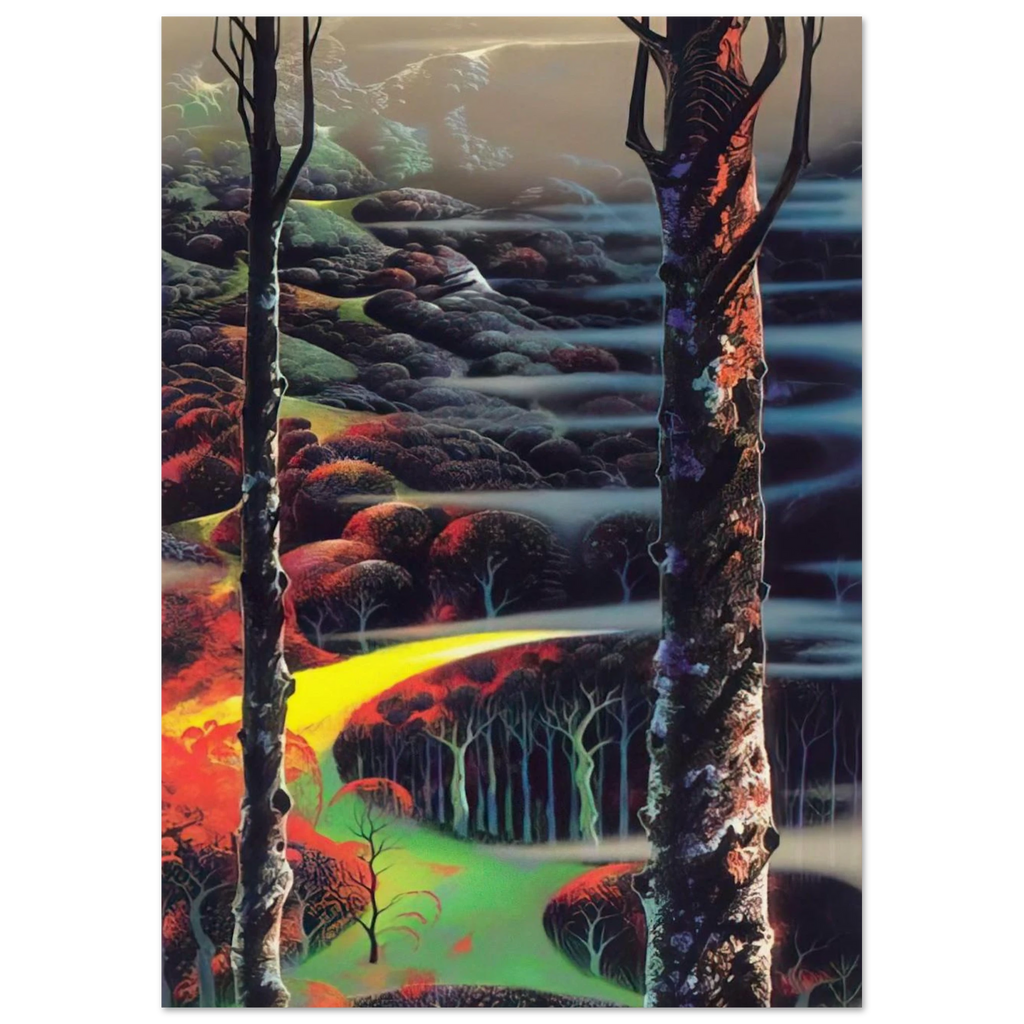 A Touch of Autumn Poster | Eyvind Earle Poster | Eyvind Earle Prints