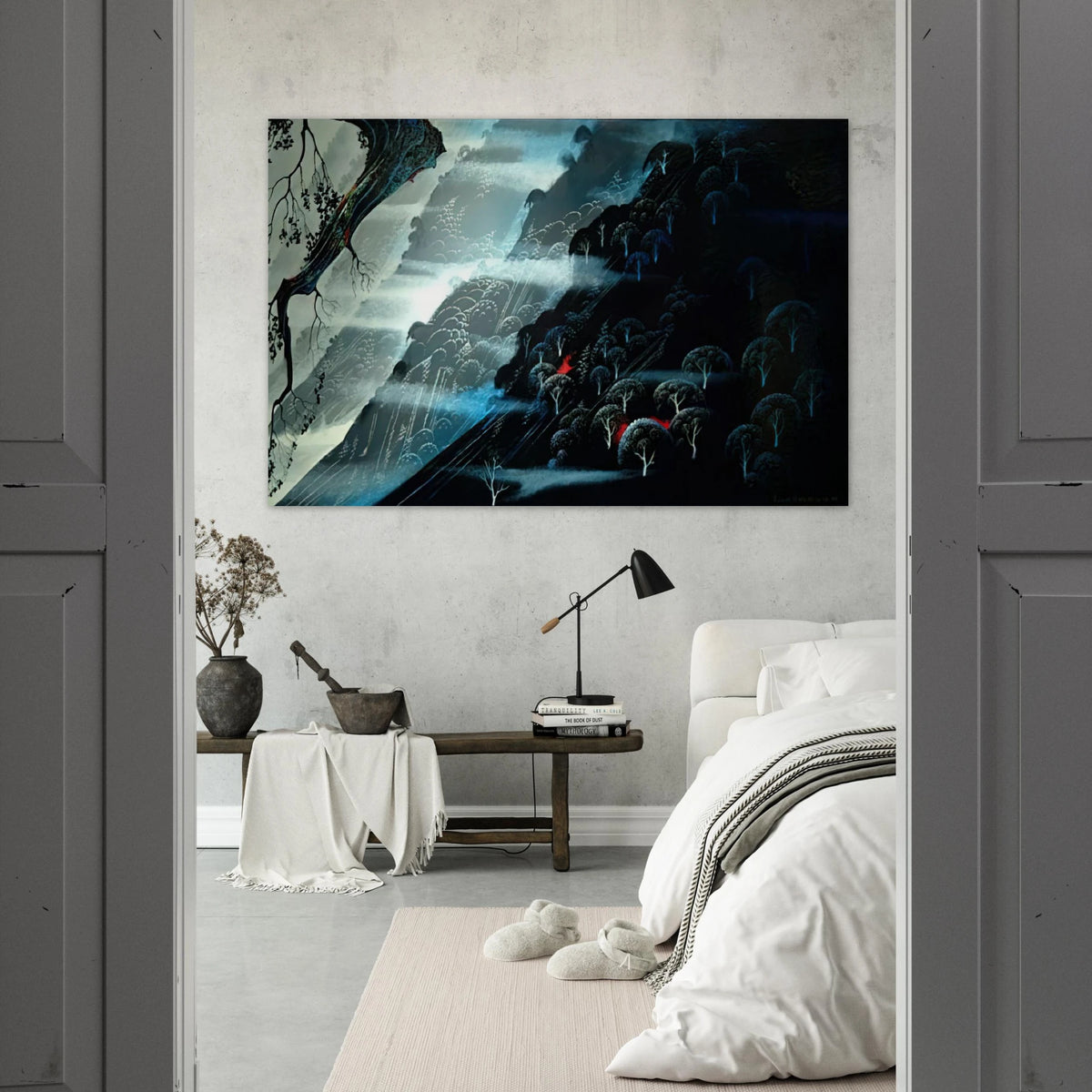 Coastline Fogl Poster | Eyvind Earle Poster | Eyvind Earle Prints