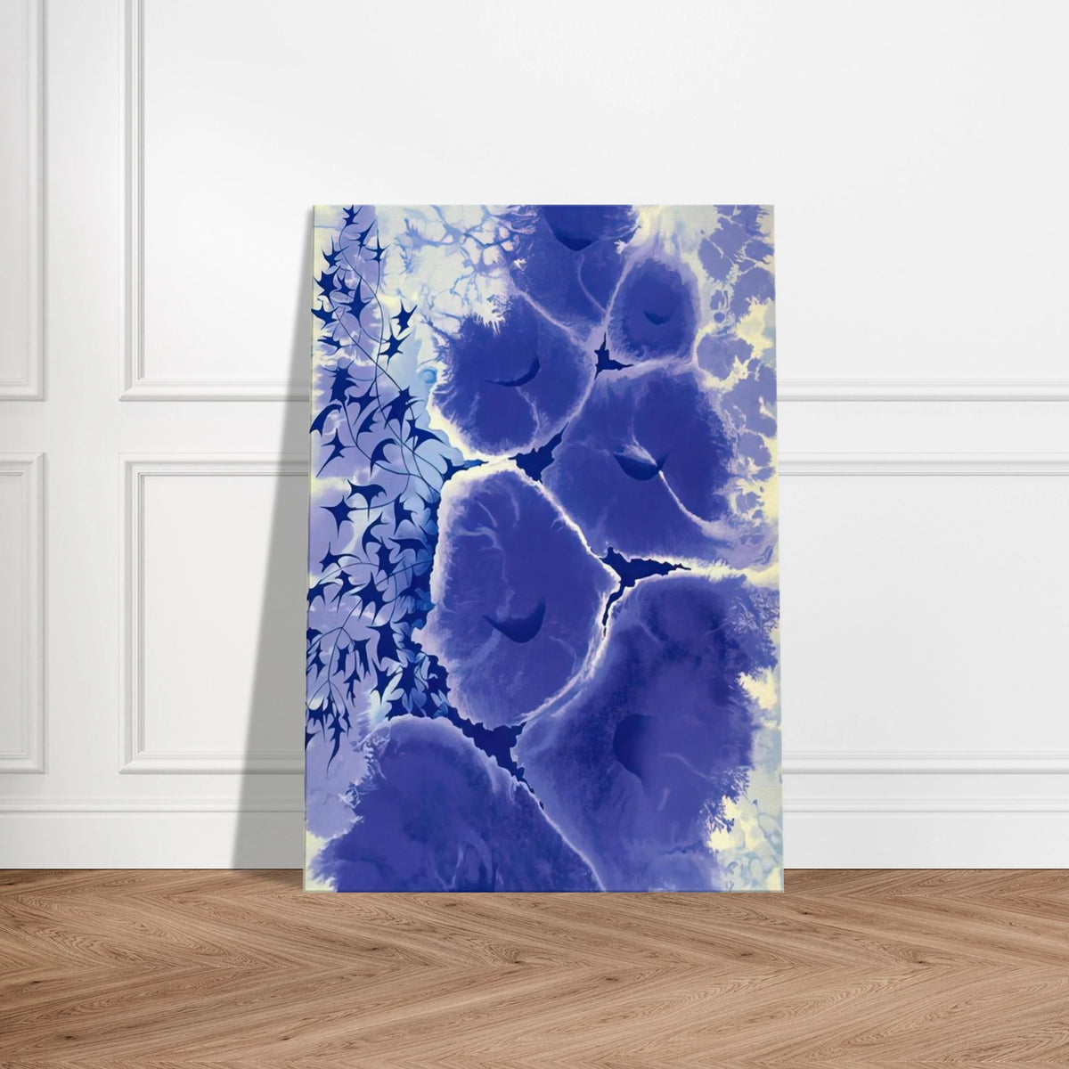 Mauve Floral Canvas | Eyvind Earle Canvas | Eyvind Earle Prints