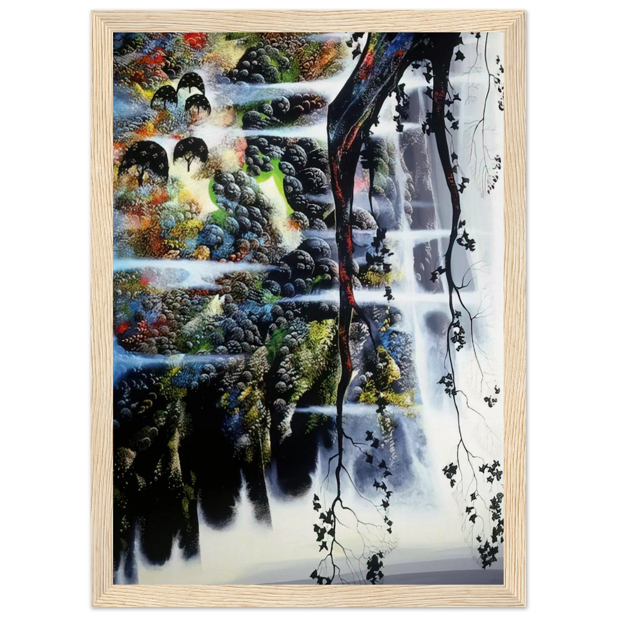 Seaside Wilderness Framed Poster | Eyvind Earle Framed Prints Wall Art | Eyvind Earle Prints