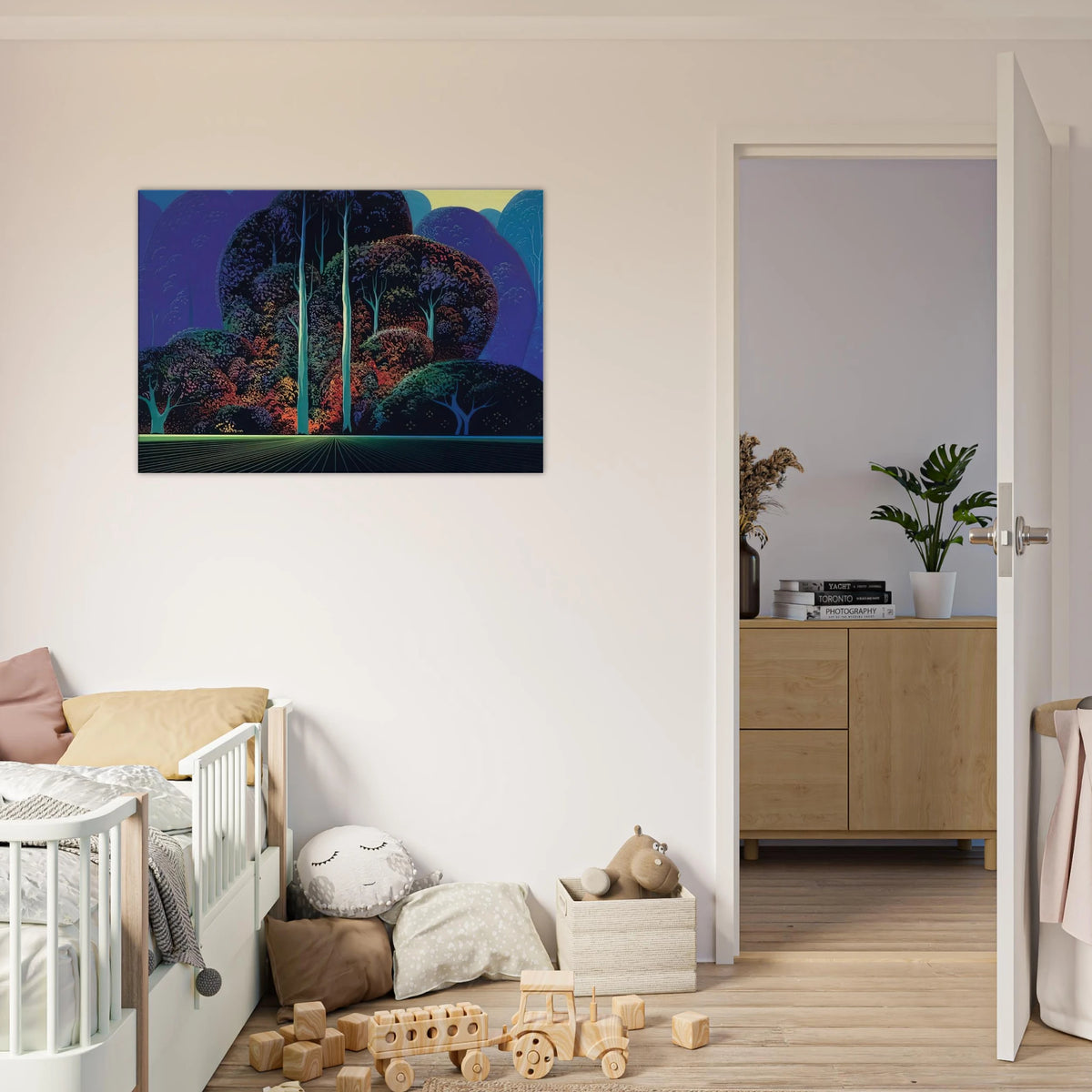 Softening Shades of Twilight Canvas | Eyvind Earle Canvas | Eyvind Earle Prints