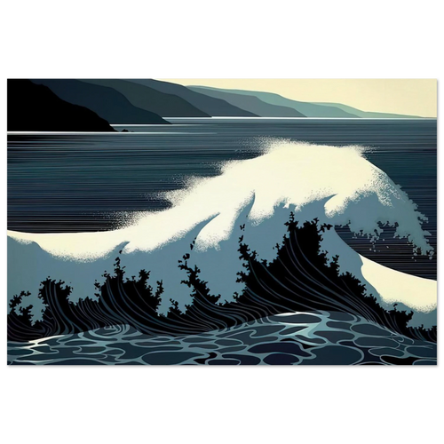A Sounding of Surf Poster | Eyvind Earle Poster | Eyvind Earle Prints
