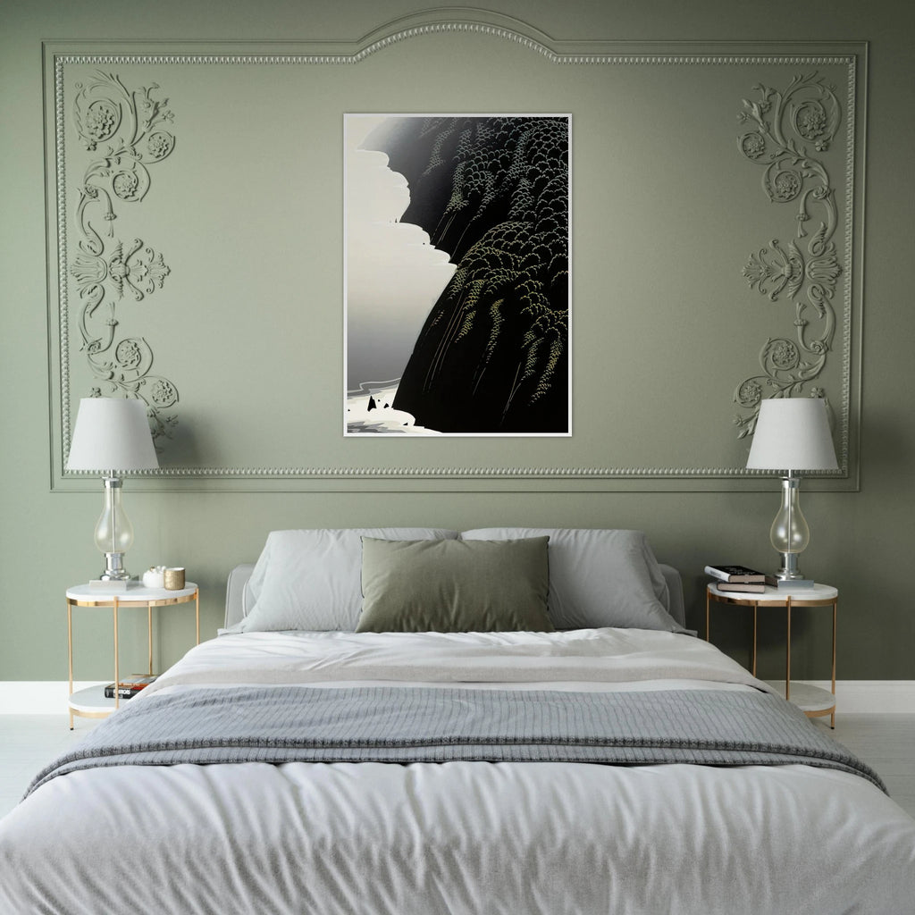 California Coast Framed Poster | Eyvind Earle Framed Prints Wall Art | Eyvind Earle Prints