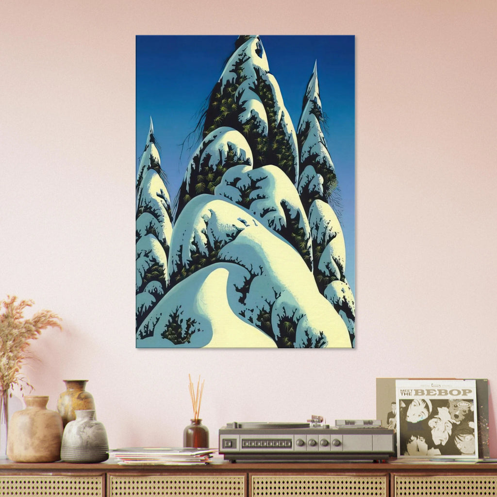 New Fallen Snow Canvas | Eyvind Earle Canvas | Eyvind Earle Prints