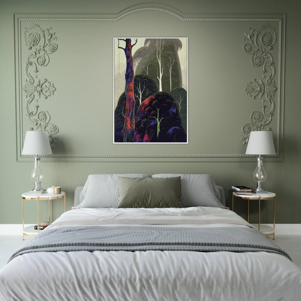 Early Autumn Framed Poster | Eyvind Earle Framed Prints Wall Art | Eyvind Earle Prints