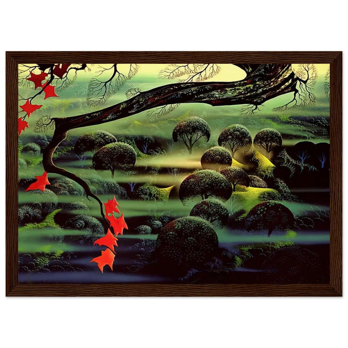 Valley of Mystery Framed Poster | Eyvind Earle Framed Prints Wall Art | Eyvind Earle Prints